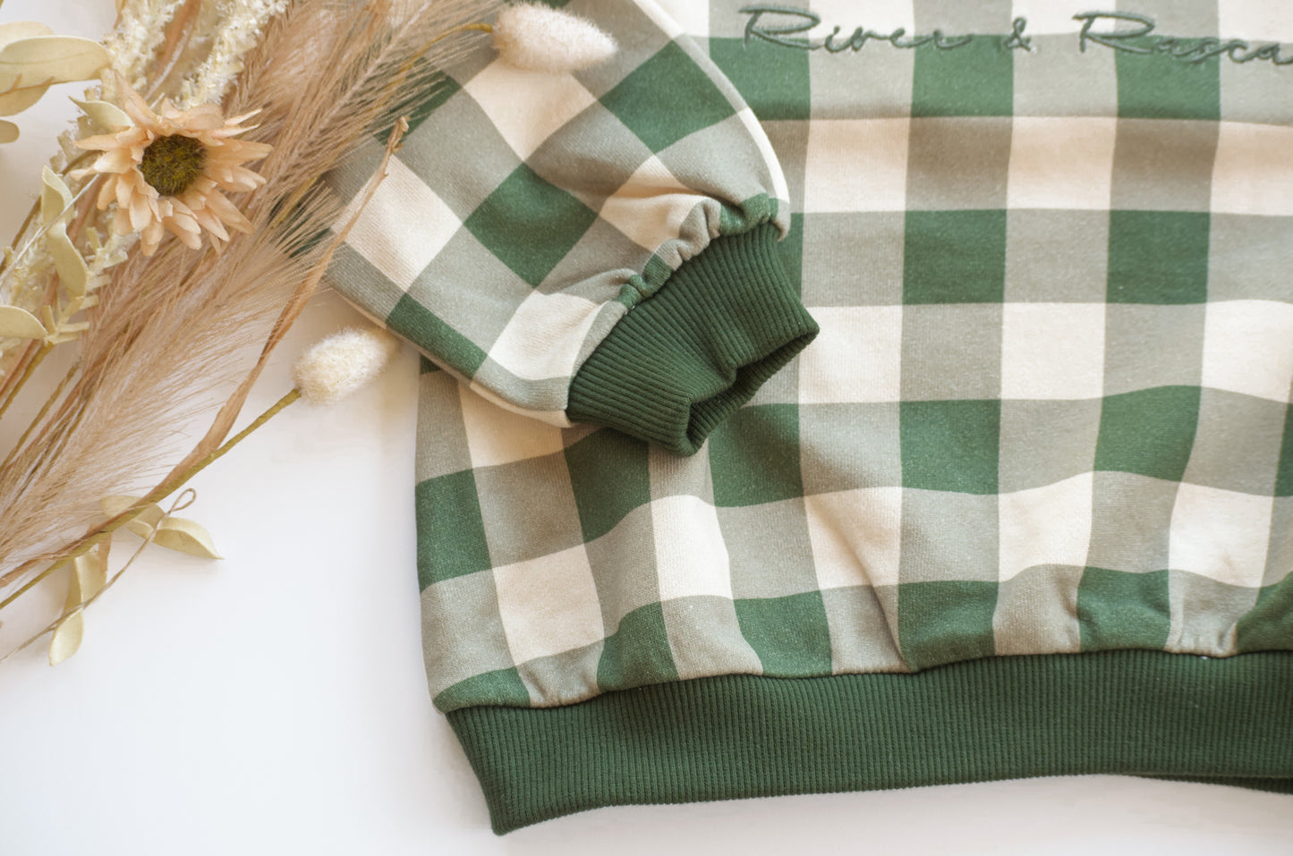 Willow Gingham Sweatshirt
