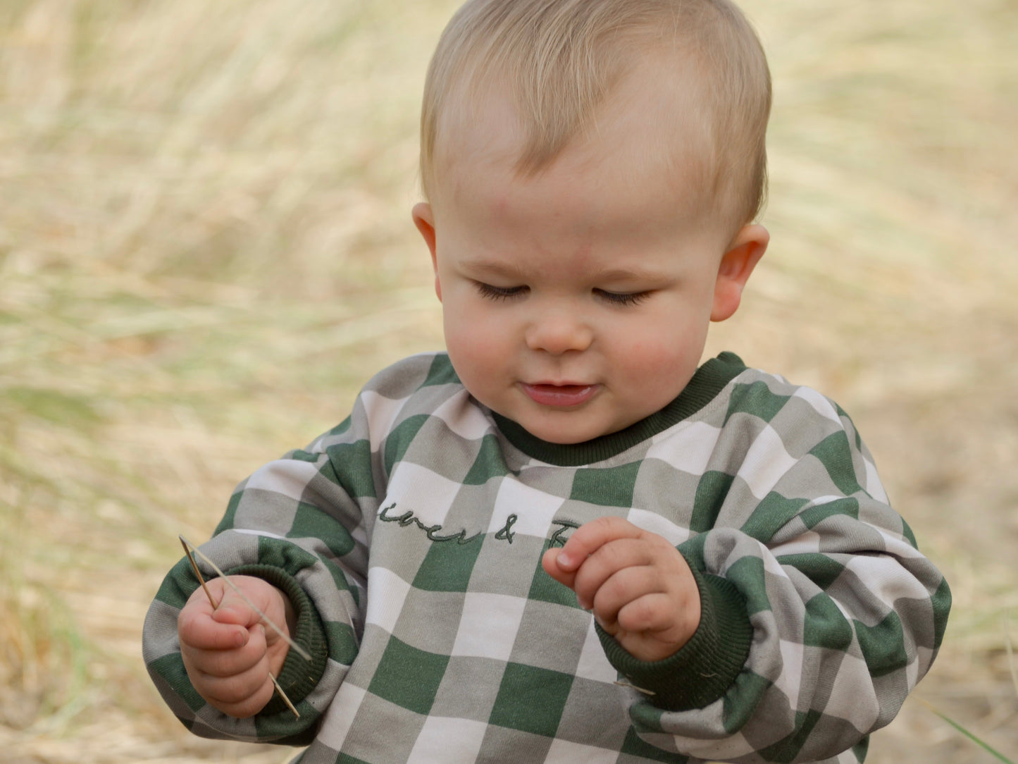 Willow Gingham Sweatshirt