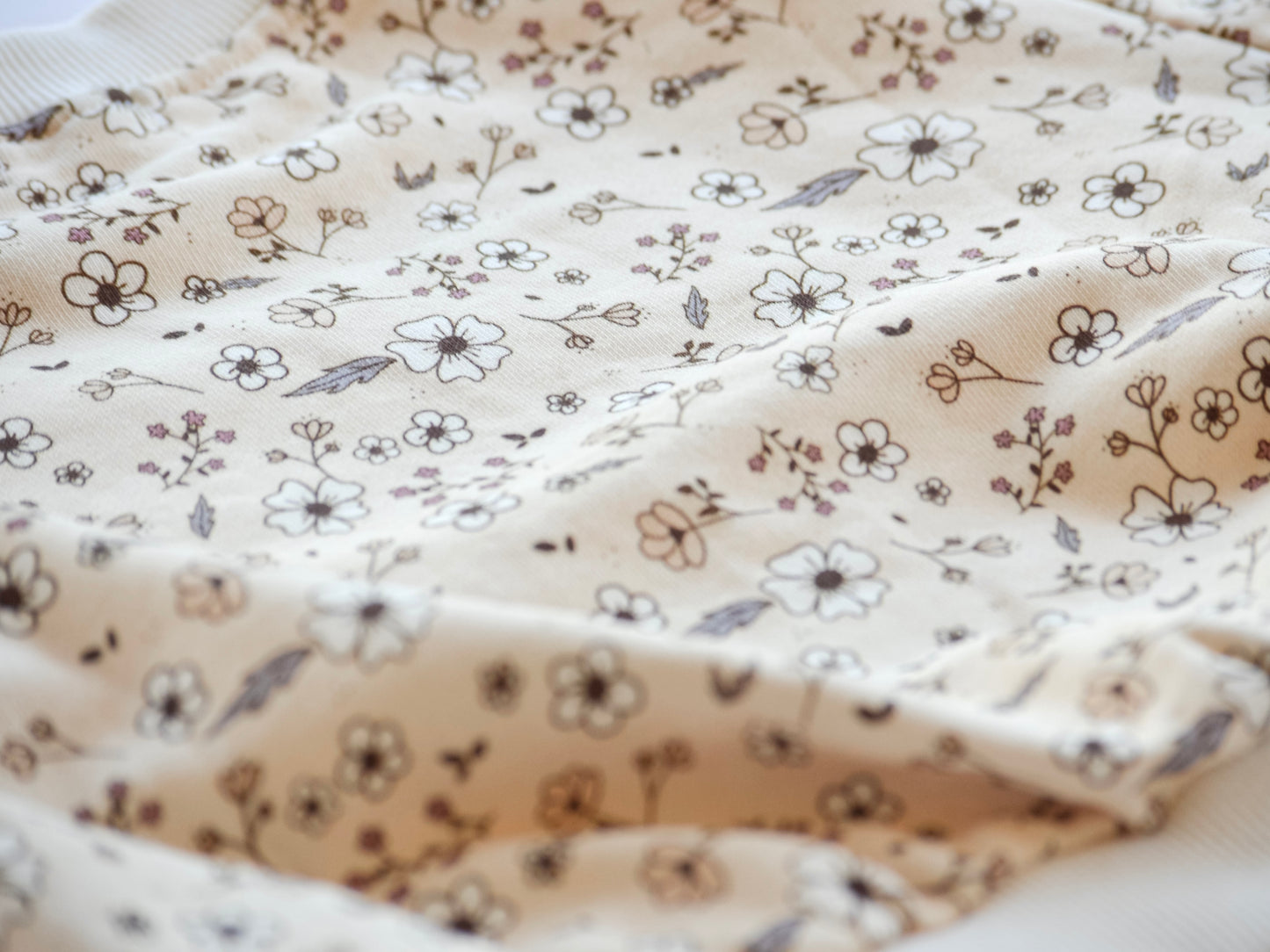 River Floral Sweatshirt - Cream
