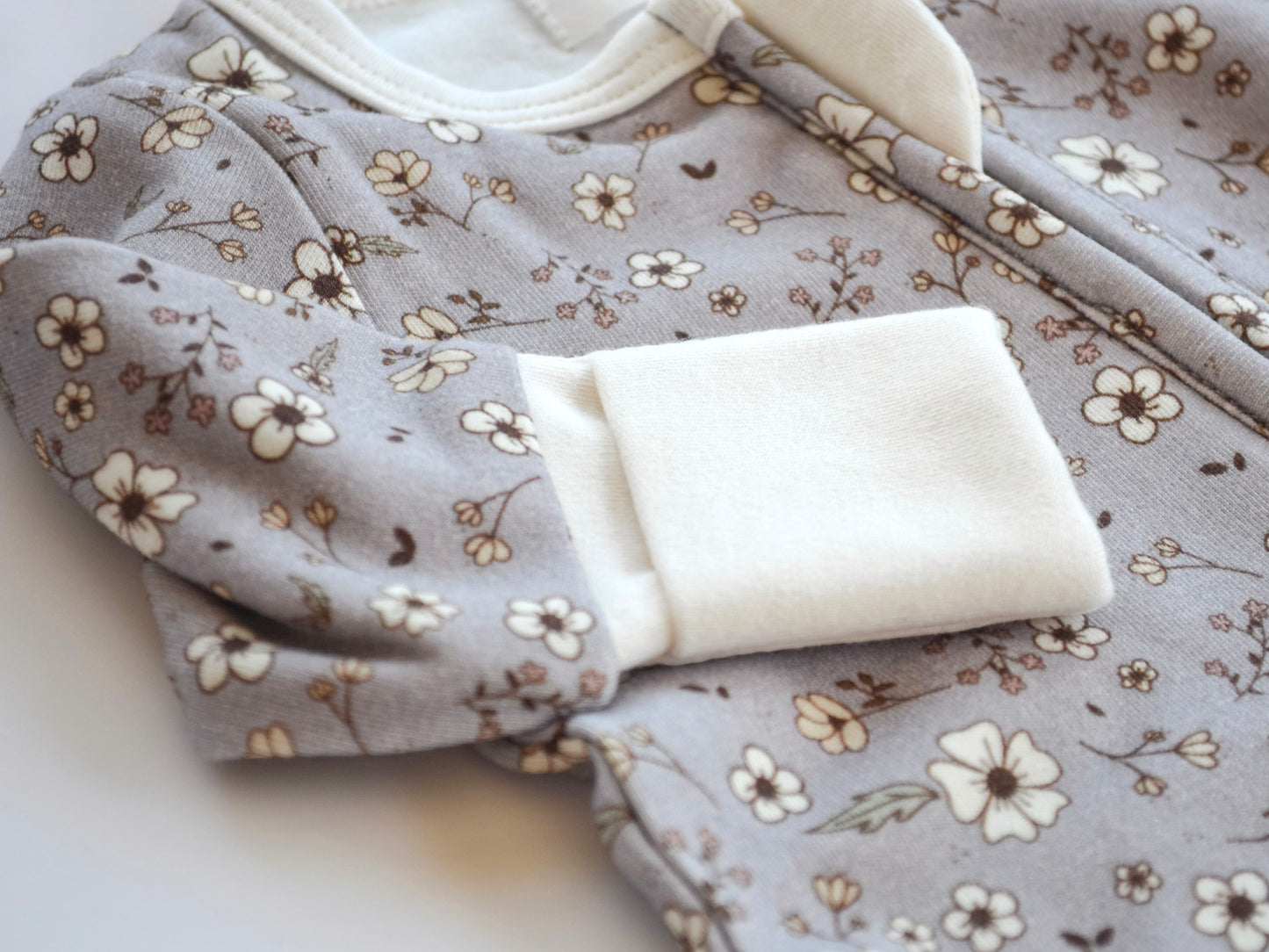 River Floral Zip Romper - Duskfall