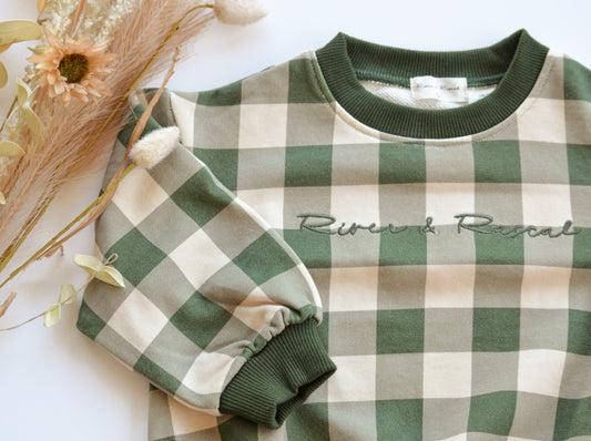 Willow Gingham Sweatshirt