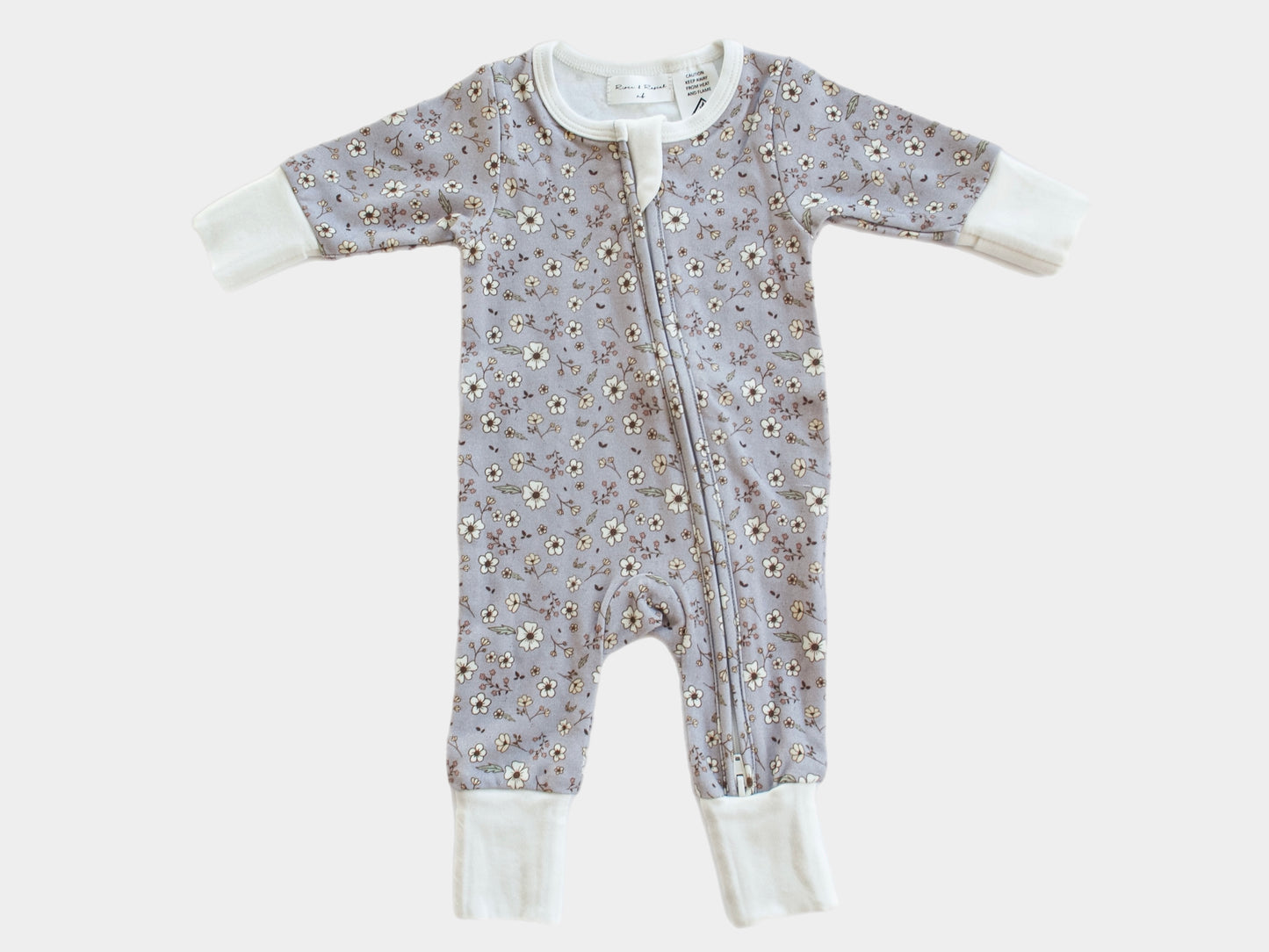 River Floral Zip Romper - Duskfall