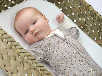 River Floral Zip Romper - Duskfall